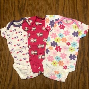 Bundle of Baby Girl Onesies